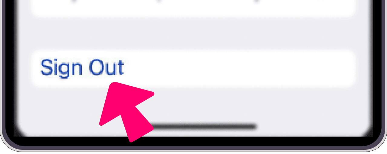 Кнопка Выйти в App Store